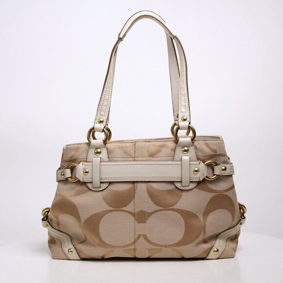 Coach Signature Sateen Carly Carryall - Picture 5 of 16